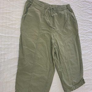 💐💐💐 CLASSIC ELEMENTS WOMENS COTTON CAPRIS PANTS SIZE L 14-16 PETITE   💐💐💐